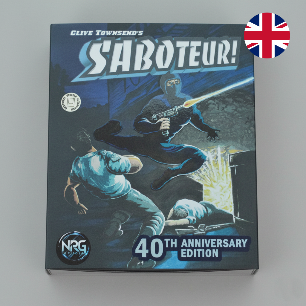 SABOTAGE DVDセット Saboteur! Kartridż – Wersja Angielska – NRG Studio